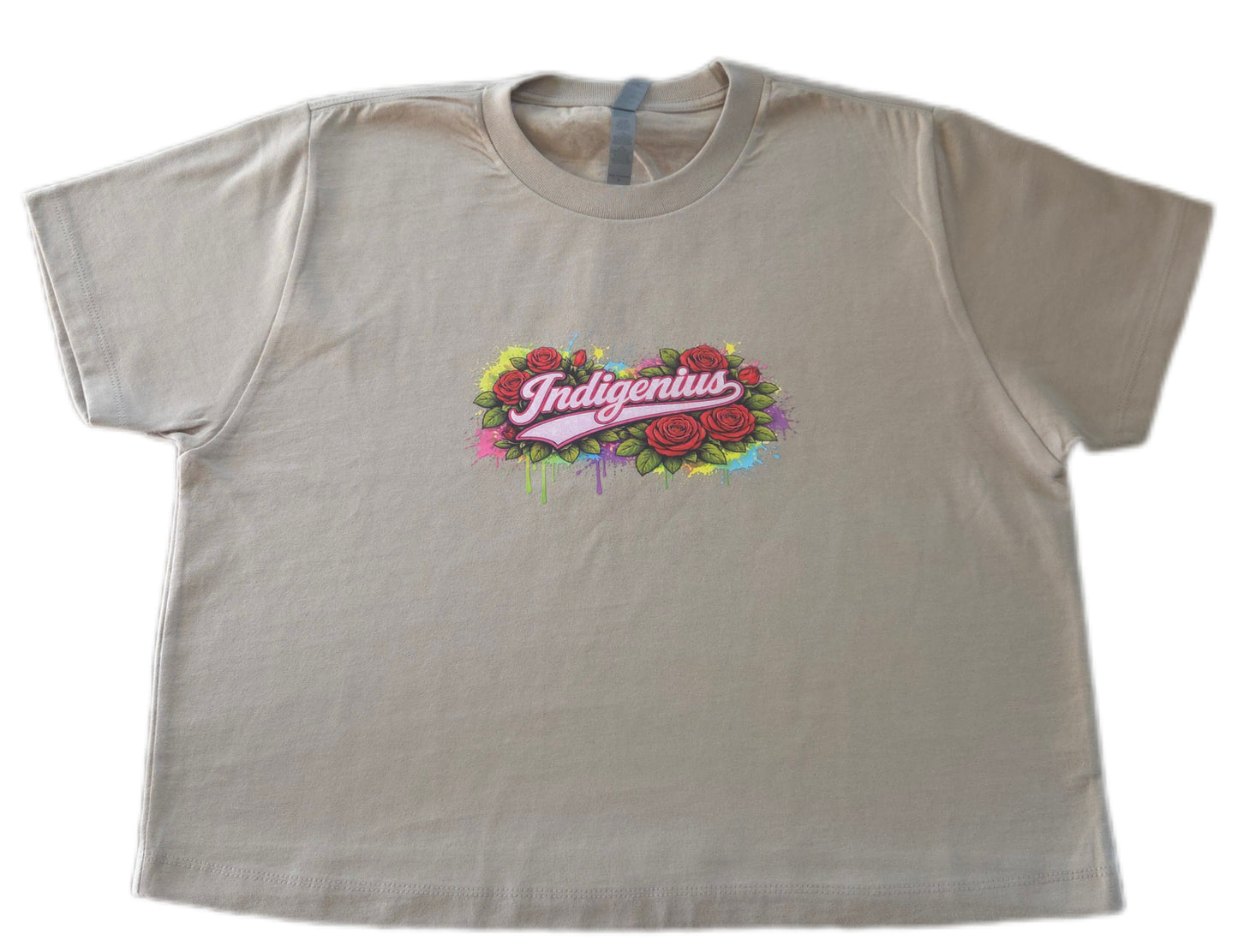 Indigenius Rose Boxy T Shirt
