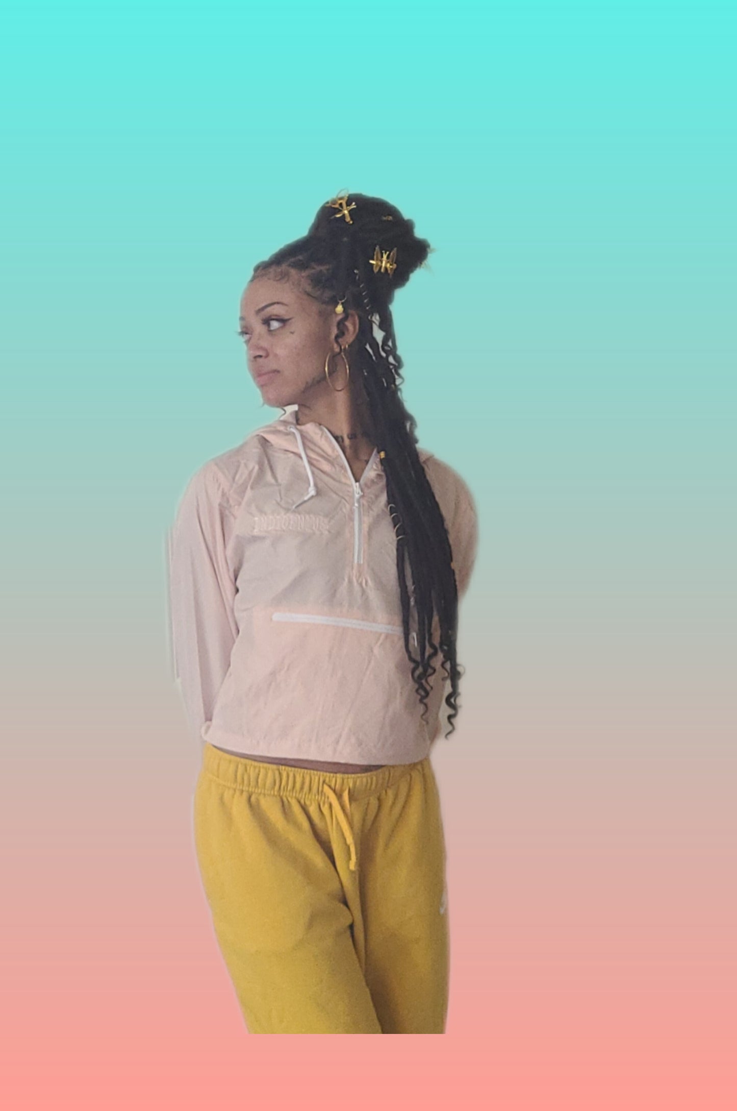 Women's Crop Windbreaker